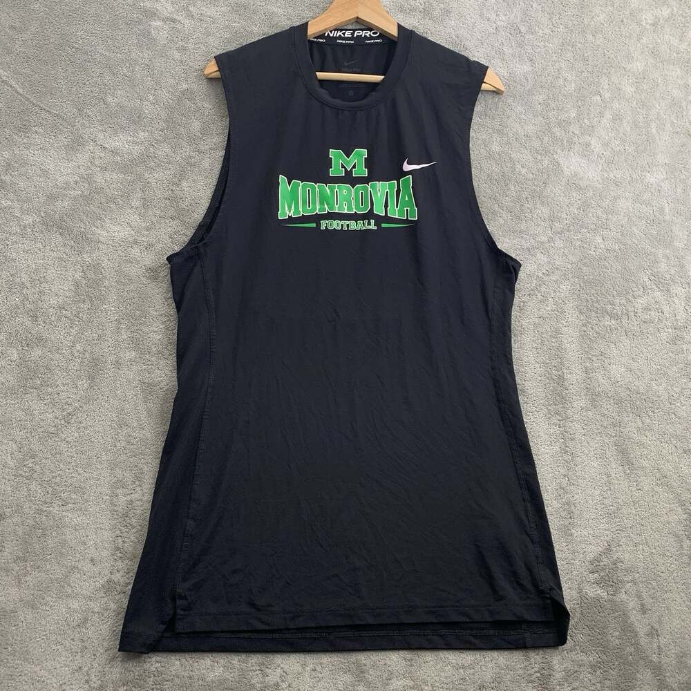 Nike Pro Shirt Mens XXL Monrovia High School Football Sleeveless Training DH4796